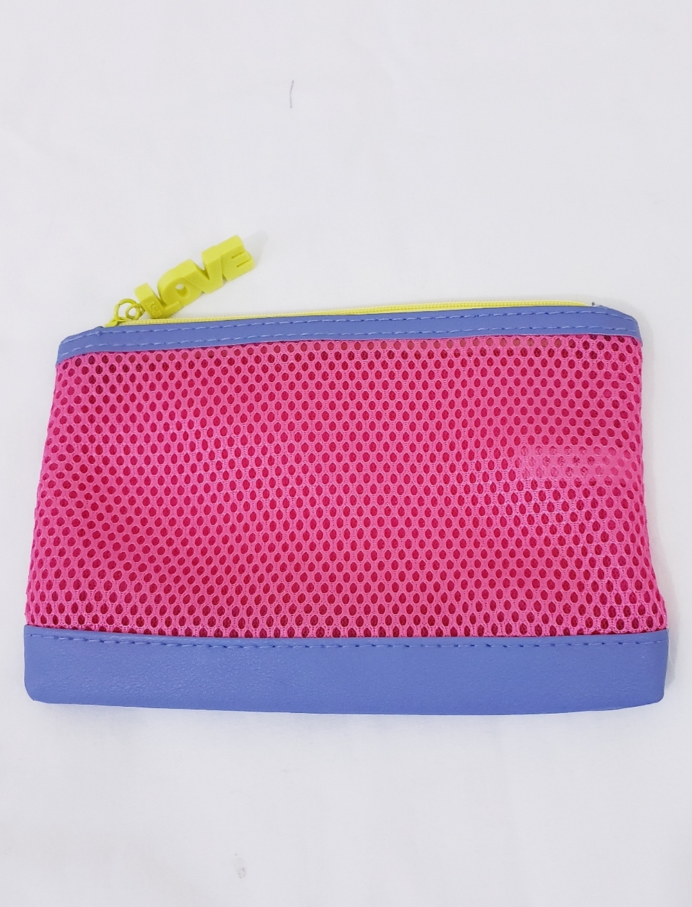 Ipsy Mesh Pink Purple Blue Cosmetic Bag Makeup  Bag